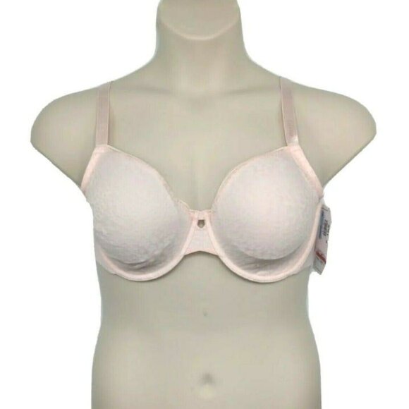 Calvin Klein Women Seductive Comfort Soft Cup Bra Pink Mesh Animal Print 42C NEW - Picture 4 of 10